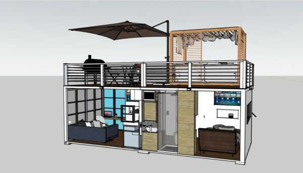 Casa Santorini 32m² (sin piso, sin accesorios de cocina y baño) - Image 3